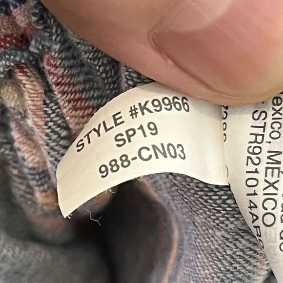 Madewell Huston Crop Pants Women’s Size Medium Rainbow Stripe Tall Pull-On Wide - Picture 10 of 13